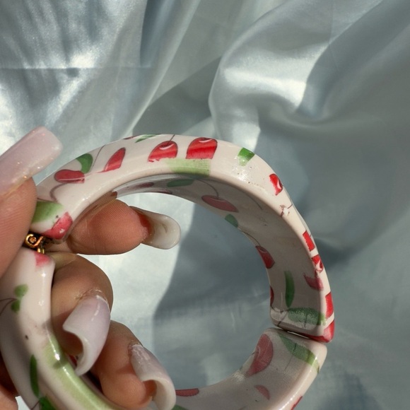 Cherry 🍒 Colorful Fruit Pattern women Bracelets - Picture 10 of 11